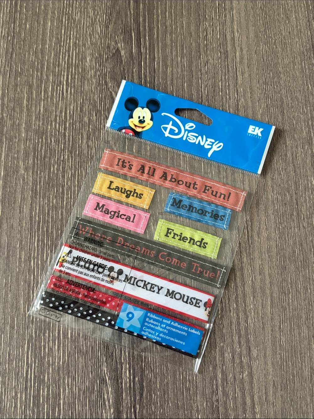 ❤️$5 Jolee's Boutique Disney Mickey Ribbons and Adhesive Labels